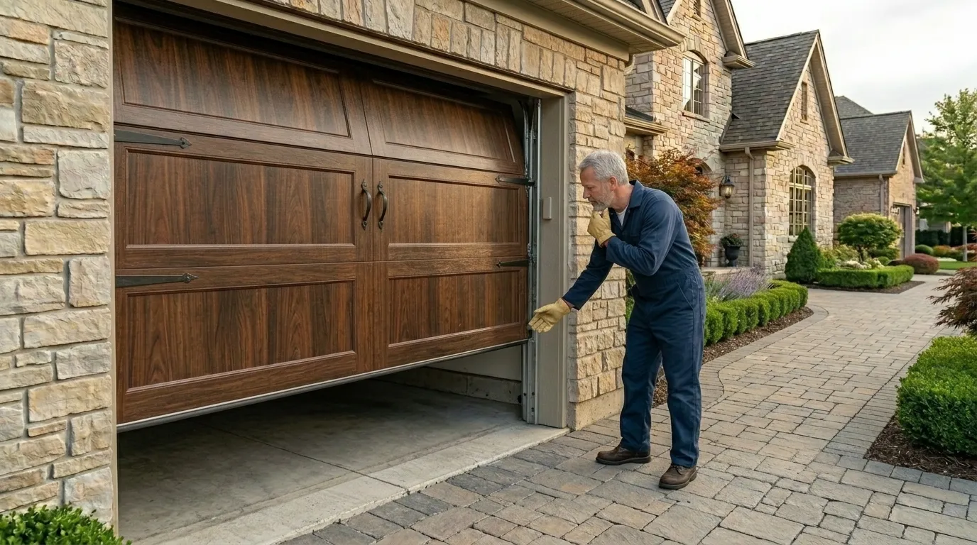 Garage door maintenance in Oklahoma City, OK